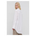 Bavlnená košeľa Herskind Mr Shirt dámska, biela farba, voľný strih, s klasickým golierom