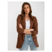 Lady's dark brown lined jacket by Adely