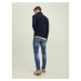 Modré pánske slim fit džínsy Jack & Jones Glenn