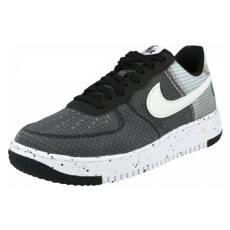 Nike Sportswear Nízke tenisky 'AIR FORCE 1 CRATER'  čierna / sivá / biela