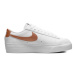 Dámska vychádzková obuv NIKE Blazer Low Platform white black sail metallic copper