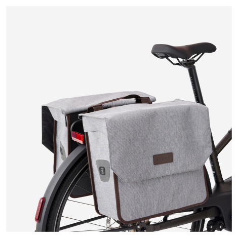 Dvojitá taška na bicykel 500 2 × 20 l sivá LTD