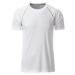 James & Nicholson Pánske funkčné tričko JN496 - Biela / strieborná