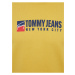 Žltá pánska mikina s kapucňou Tommy Jeans
