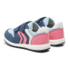 Geox Sneakersy B Alben Girl B453ZA 02214 C4B7Q S Modrá