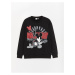 LC Waikiki Boys' Crew Neck Mickey Mouse Printed Long Sleeve Sweatshirt