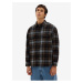 Men's Dark Brown Plaid Flannel Shirt VANS Mayhill - Men's