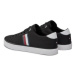 Tommy Hilfiger Sneakersy Th Hi Vulc Low Stripes Mesh FM0FM04946 Čierna