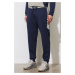 ALTINYILDIZ CLASSICS Men's Navy Blue Standard Fit Regular Cut Sweatpants.