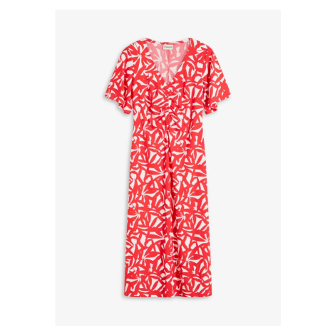 Džersejové šaty s riasením bonprix