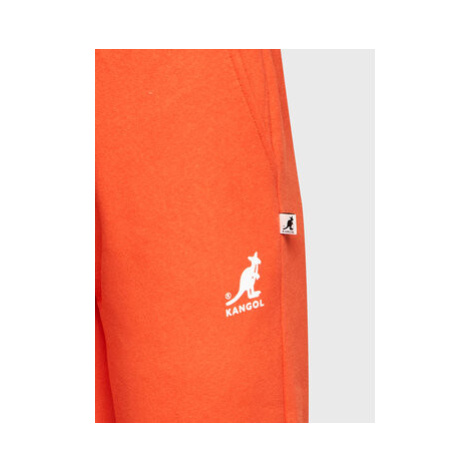 Kangol Teplákové nohavice Essential KLEW010 Oranžová Regular Fit