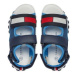 Tommy Hilfiger Sandále Flag Velcro Sandal T3B2-33434-1591 M Tmavomodrá