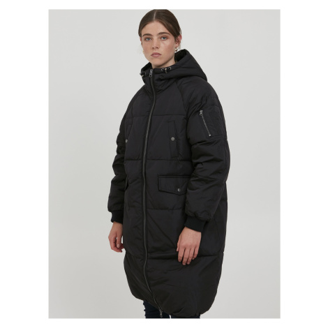Trenčkoty a ľahké kabáty pre ženy ICHI - čierna