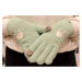 Dámske zelené zimné rukavice MATJIA