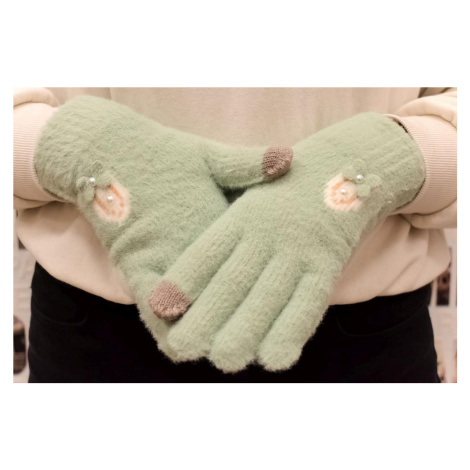 Dámske zelené zimné rukavice MATJIA John-C