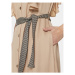 Gaudi Košeľové šaty 411BD15002 Béžová Regular Fit