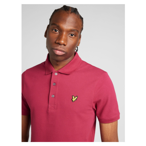 Lyle & Scott Tričko  žltá / burgundská / čierna