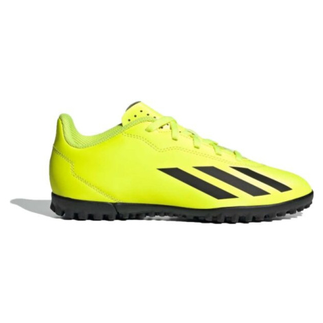 adidas X CRAZYFAST CLUB TF J Detské turfy, žltá, veľkosť 38 2/3