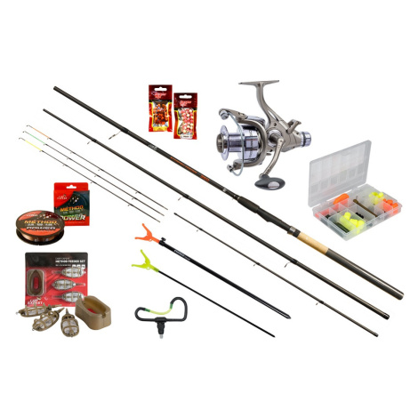 Carp expert prút starfish method feeder set 3,6 m 80-150 g + navijak a príslušenstvo