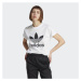 Dámske tričko s krátkym rukávom ADIDAS ORIGINALS TREFOIL TEE-IK4036-white