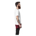 Urban Classics Long Shaped Flanell Bottom Tee wht/blk/red