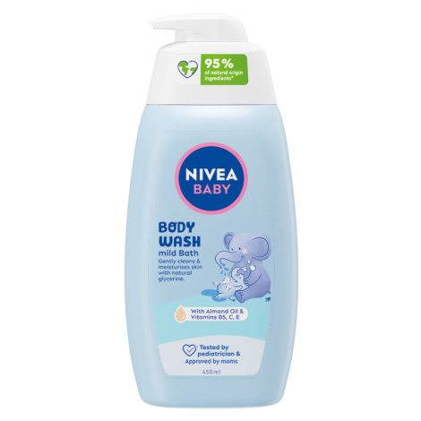 NIVEA Baby Sprchový gél pre jemný kúpeľ 450 ml