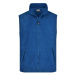 James & Nicholson Pánska fleecová vesta JN045 - Kráľovská modrá