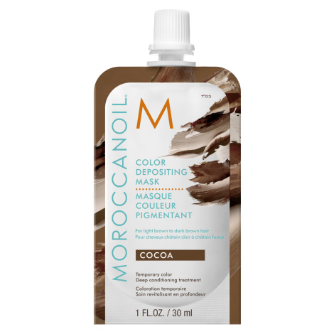 Tónujúca maska na vlasy Moroccanoil Color Depositing - Cocoa, 30 ml (CDCO30GL) + darček zadarmo