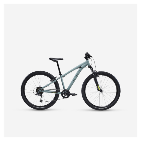 Detský horský bicykel ST 500 26" 9 – 12 rokov šedozelený ROCKRIDER