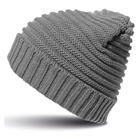 Result Zimná pletená čiapka RC376X Grey