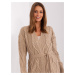 Cardigan BA SW 8009 1.39P tmavo lila jedna