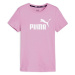 Puma ESSENTIALS LOGO TEE G Dievčenské tričko, ružová, veľkosť