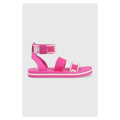 Detské sandále UGG Allisa fialová farba