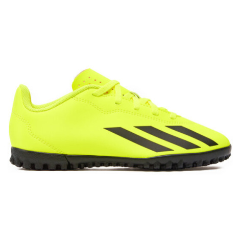 Adidas Futbalové topánky X Crazyfast Club Turf IF0707 Žltá