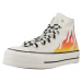 Converse  CHUCK TAYLOR ALL STAR LIFT PLATFORM FLAMES  Módne tenisky Biela