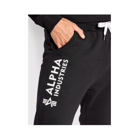 Alpha Industries Teplákové nohavice Basic 116368 Čierna Regular Fit