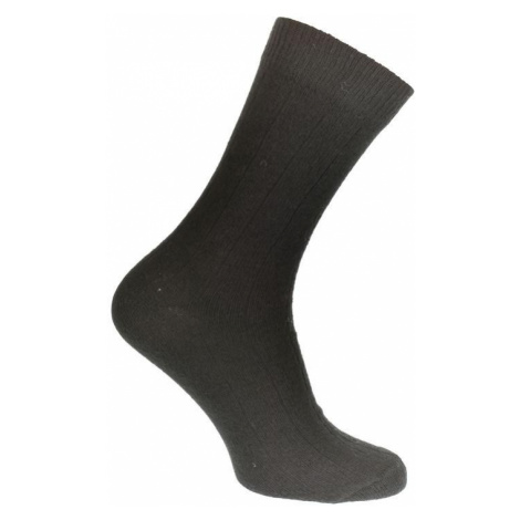 Dámske luxusné čierne vlnené ponožky GOAT John-C