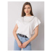 Tričko s náhrdelníkom 157-TS-4170.83 RUE PARIS Farba: Biela