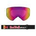 Lyžiarske okuliare RED BULL SPECT JAM-01, black, purple burgundy mirror, CAT2 + SPARE LENS