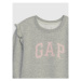 Gap Každodenné šaty 741279-00 Sivá Regular Fit