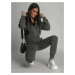 Women's insulated tracksuit, graphite