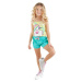 Denokids Unicorn in the Forest Girl's T-shirt Shorts Set