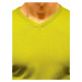 Svetlozelený pánsky sveter s výstrihom do V Bolf2200