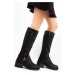 Fox Shoes Black Women's Boots