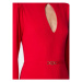 TWINSET Úpletové šaty 222TT3192 Červená Slim Fit