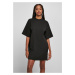 Women's Organic Heavy Oversized T-Shirt Dress Black