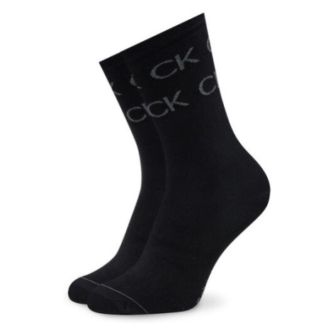 Calvin Klein Vysoké dámske ponožky 701224119 Čierna