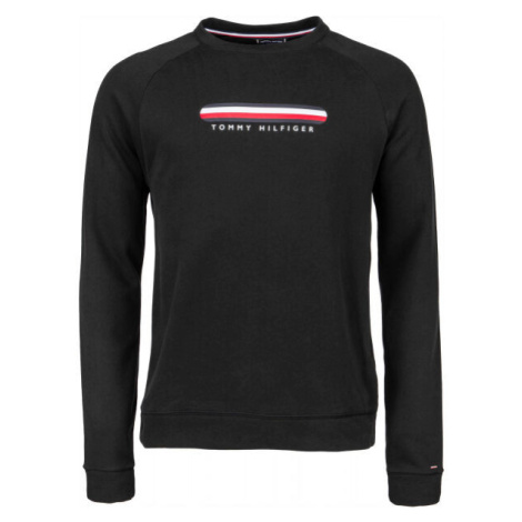 Tommy Hilfiger TRACK TOP Pánske tričko s dlhým rukávom, čierna, veľkosť