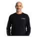 ADVENTER & FISHING COTTON SHIRT Pánske tričko, čierna, veľkosť