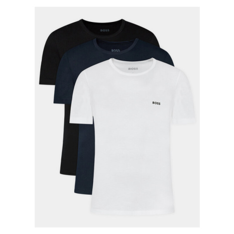 Boss Súprava 3 tričiek Tshirtrn 3P Classic 50509255 Čierna Regular Fit Hugo Boss